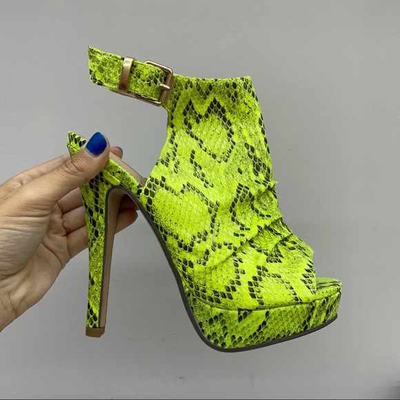 Lime snake stiletto - Picture 6 of 7